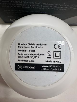 Mini purificatore d'ozono Lufthous Pocket