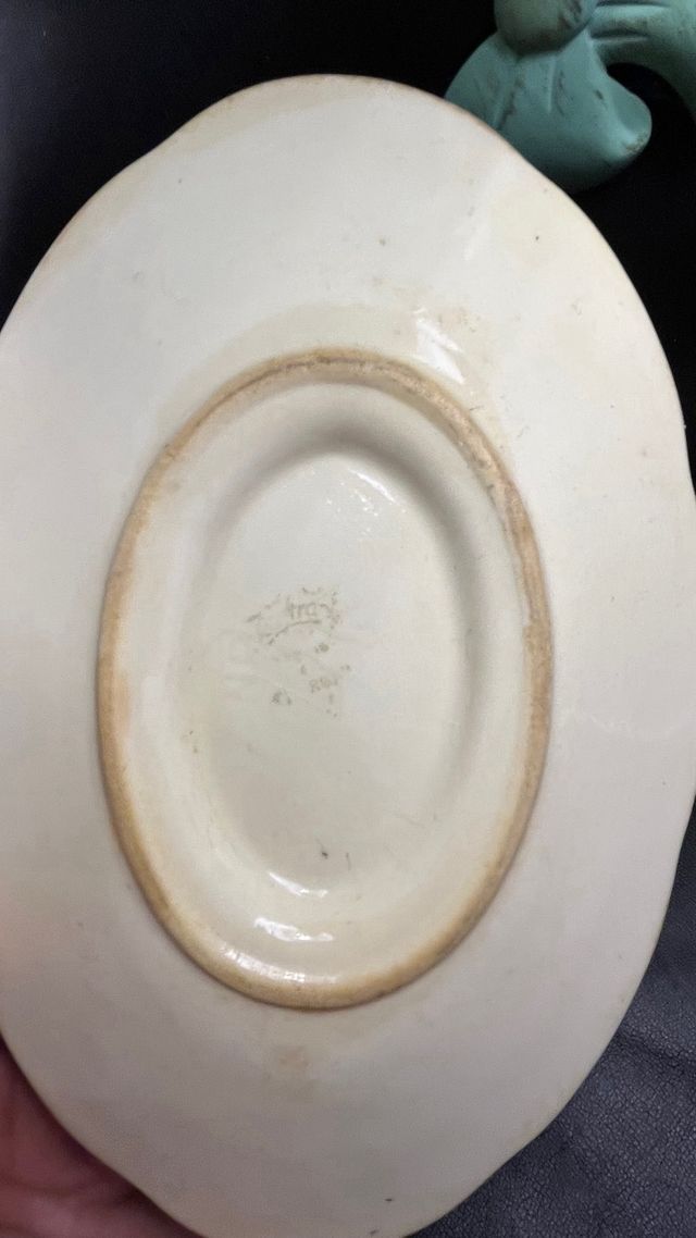 Salsera in porcellana retrò "RIVIERA"