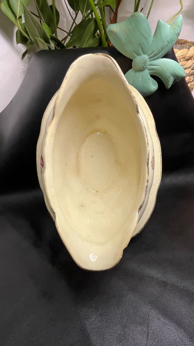 Salsera in porcellana retrò "RIVIERA"