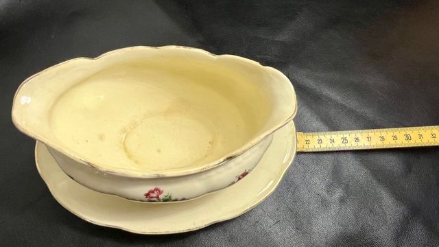 Salsera in porcellana retrò "RIVIERA"