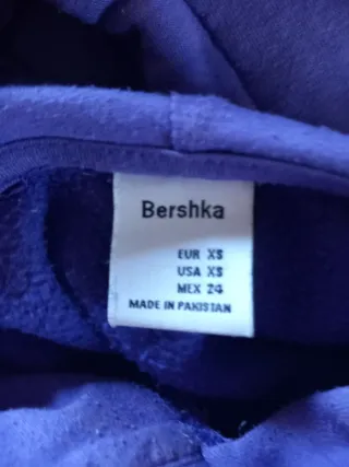 Sudadera Bershka Morada