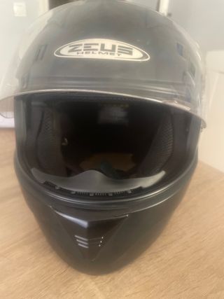 Casco Moto Zeus Talla L Negro