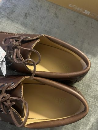 Náuticos Zara Marrones Talla 44