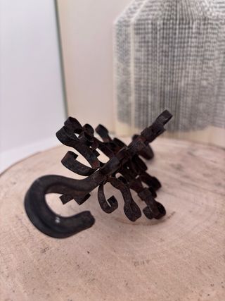 Gancio lampadario Murano in metallo