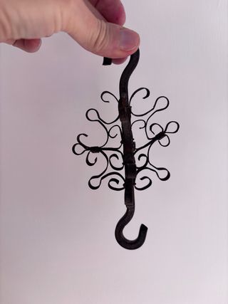 Gancio lampadario Murano in metallo