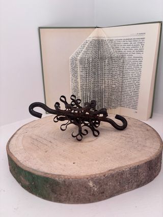 Gancio lampadario Murano in metallo