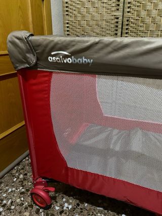 Cuna de viaje Asalvo con ruedas