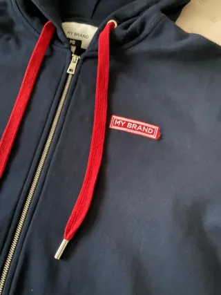 Sudadera MY BRAND azul y roja
