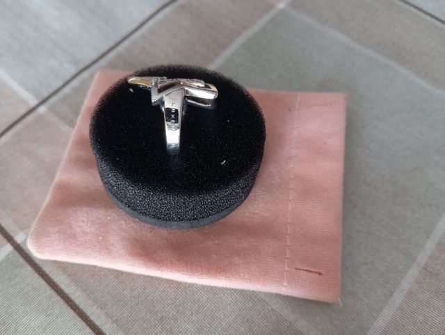 Anillo doble estrella con circonitas