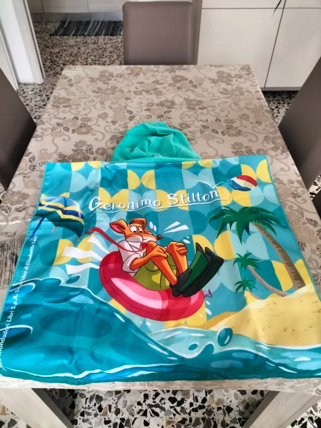 Poncho bimbo Geronimo Stilton taglia unica