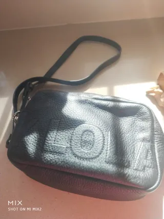 Bolso bandolera Bimba y Lola de Piel color Negro