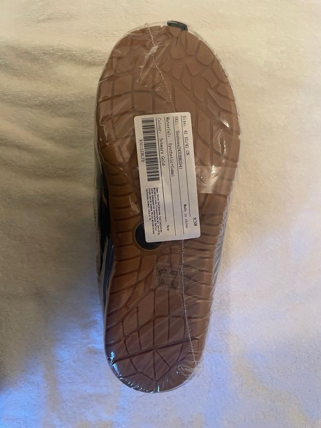 Zapatillas Deportivas Talla 41 Negro/Dorado