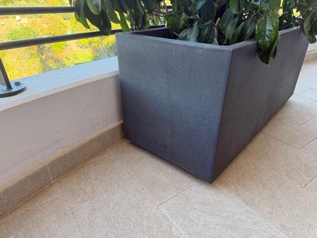 Coppia vasi da esterno colore antracite