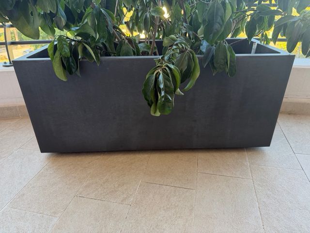 Coppia vasi da esterno colore antracite