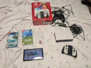 Nintendo Switch OLED 64GB + Juegos