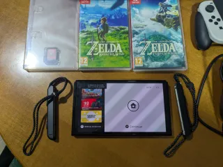 Nintendo Switch OLED 64GB + Juegos