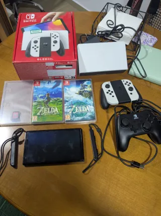 Nintendo Switch OLED 64GB + Juegos