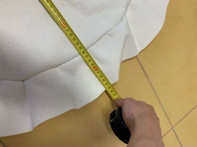 Rollo rizo impermeable y 2 retales