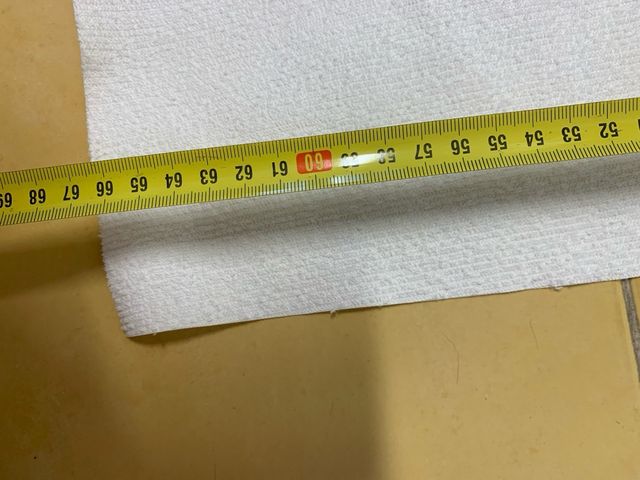 Rollo rizo impermeable y 2 retales