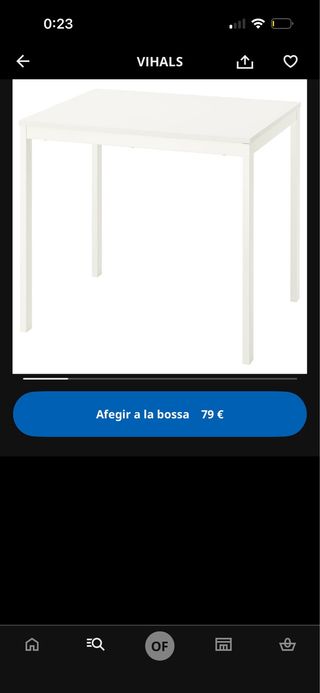 Mesa comedor extensible Ikea Vihals