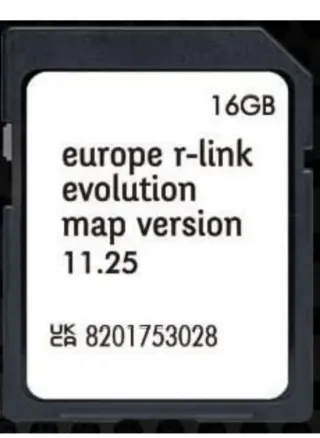 Tarjeta SD Renault R-Link Mapas 2025