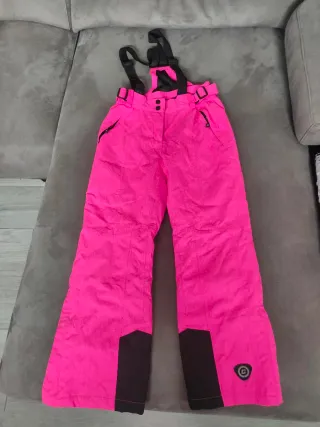 Pantalón de esquí niña rosa T12