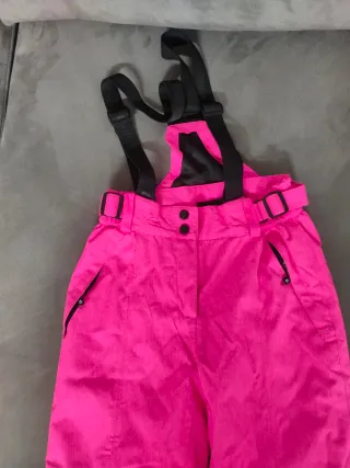 Pantalón de esquí niña rosa T12