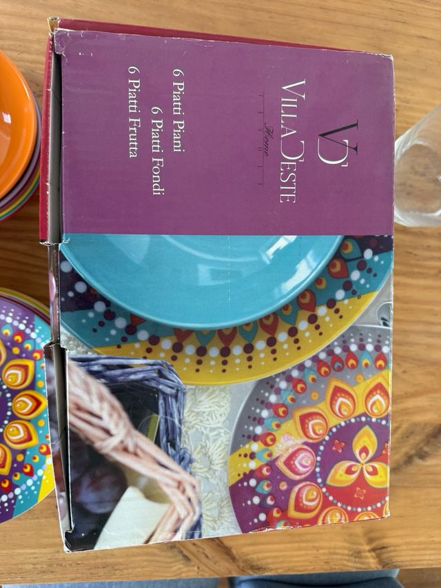 Set 18 Platos Villa d'Este Karma