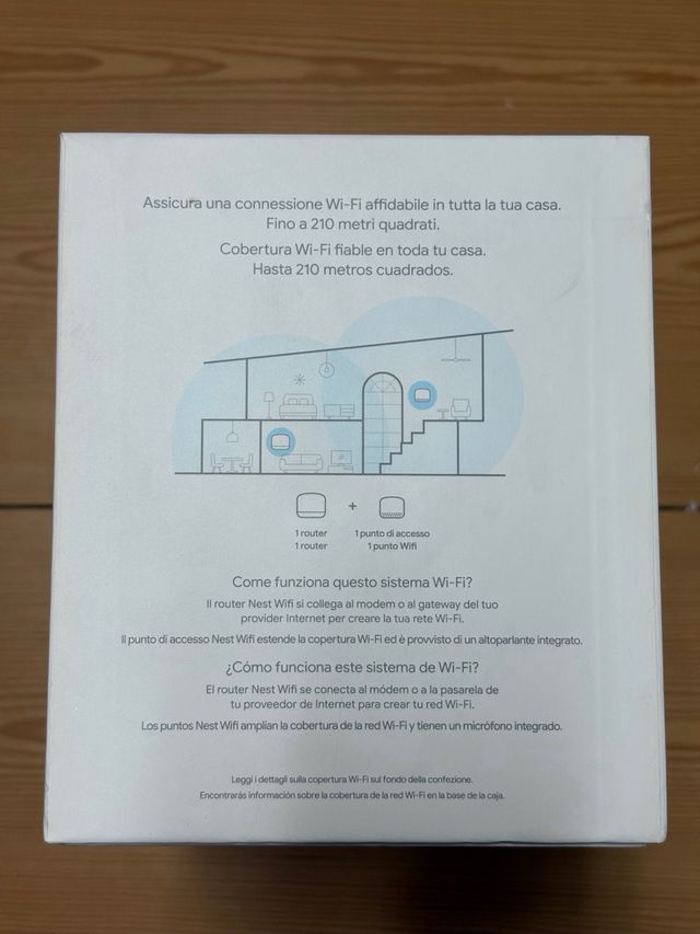 Google Nest Wifi Router y Punto de Acceso