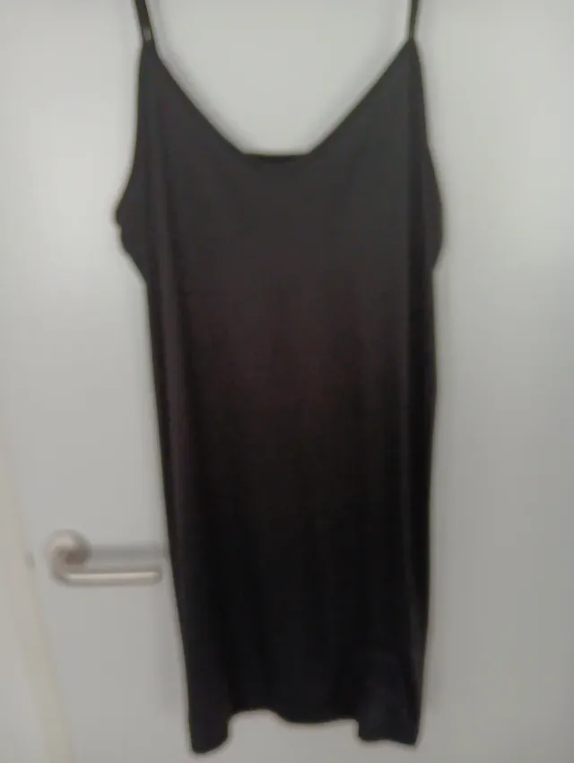 Forro negro punto seda talla única