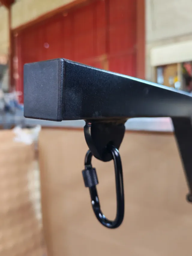 Soporte saco boxeo/polea/bandas elásticas