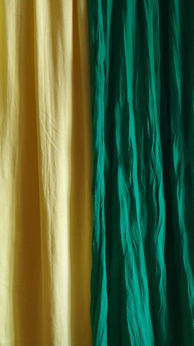 Pañuelos Foulares Amarillo y Verde