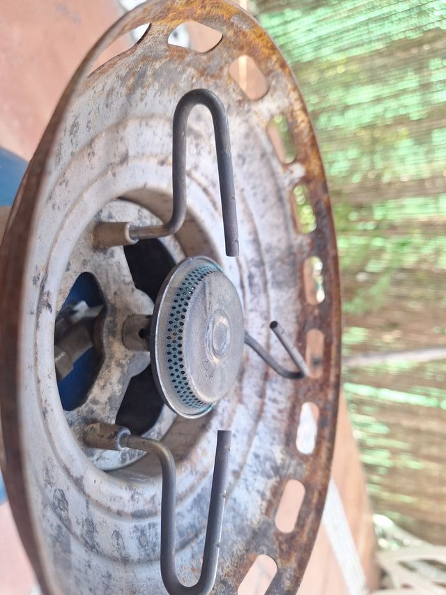 Hornilla portátil metálica