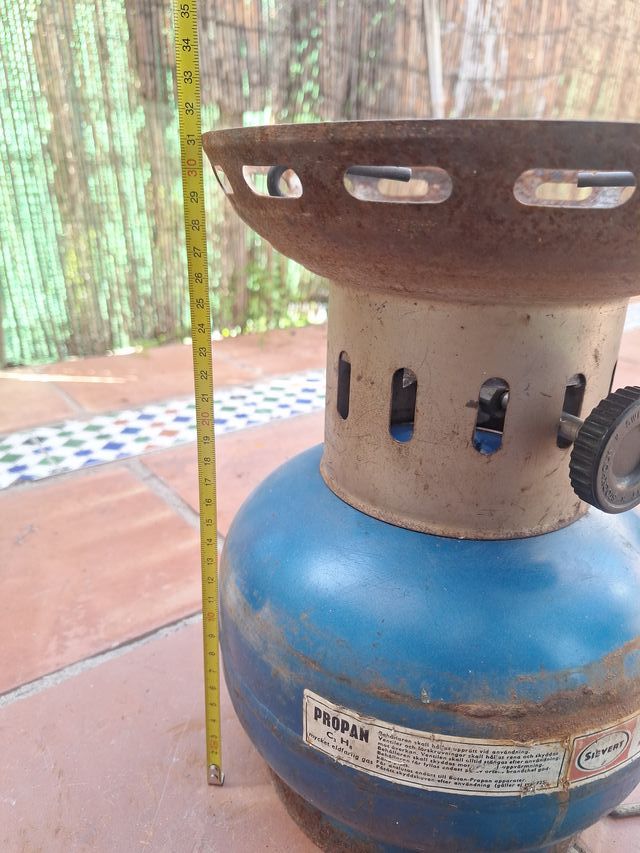 Hornilla portátil metálica