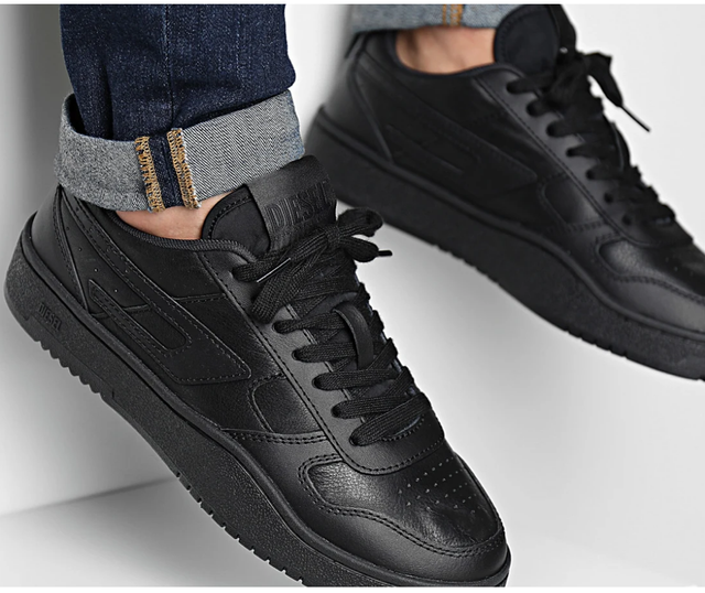 Sneakers Uomo Diesel S-Ukiyo V2 Low EU 41 Black