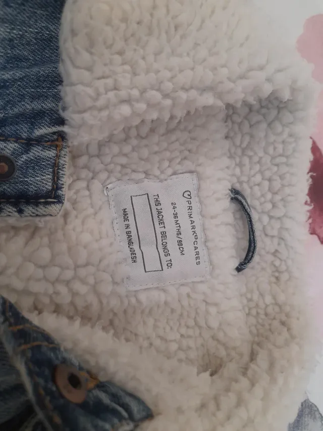 Chaqueta vaquera niño forrada