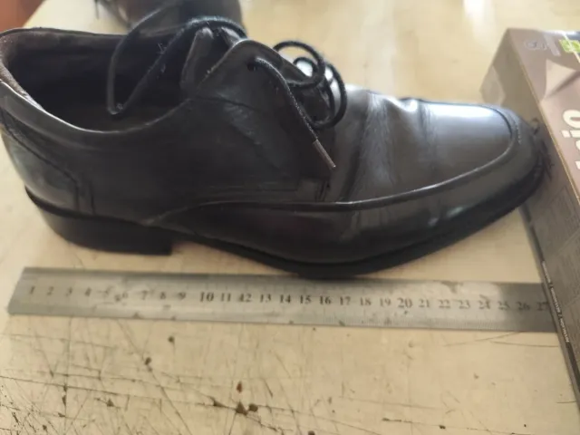 Zapatos Fluchos Piel Imitación Negro