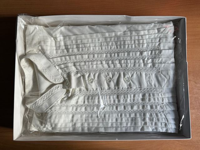 Camisa Lanal Talla 41 Blanca