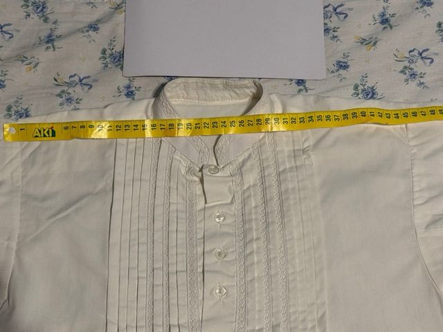 Camisa Lanal Talla 41 Blanca