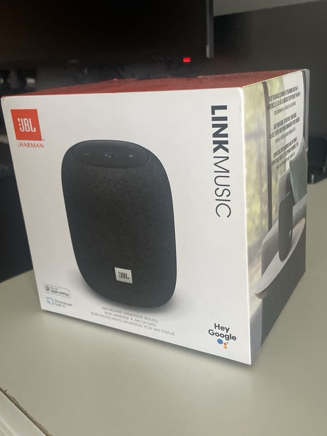 Altavoz JBL Link Music Bluetooth c/ Google Assist