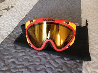 Gafas de esquí Carrera Rojas y Amarillas