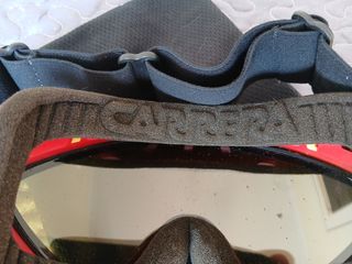 Gafas de esquí Carrera Rojas y Amarillas