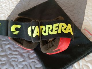 Gafas de esquí Carrera Rojas y Amarillas