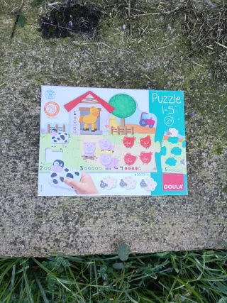 Puzzle Goula 1-5 Animales Granja