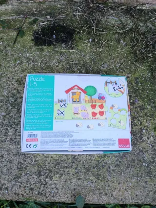Puzzle Goula 1-5 Animales Granja