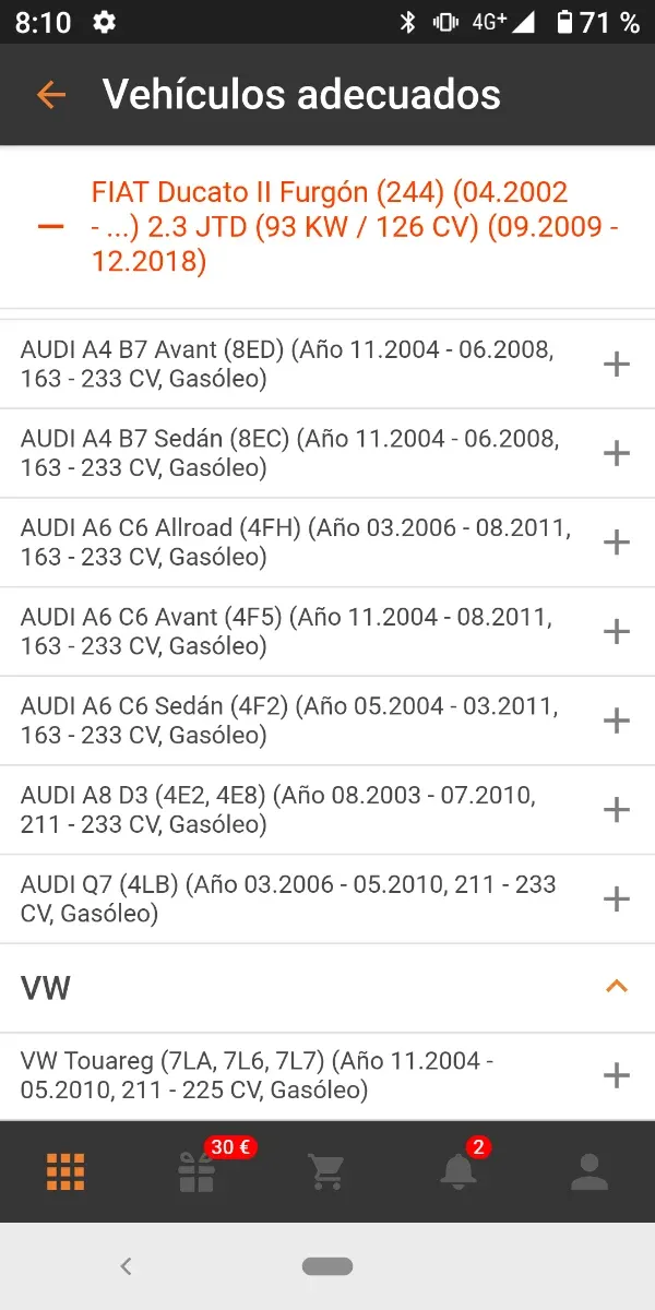 Juego cojinete de rueda gk3596