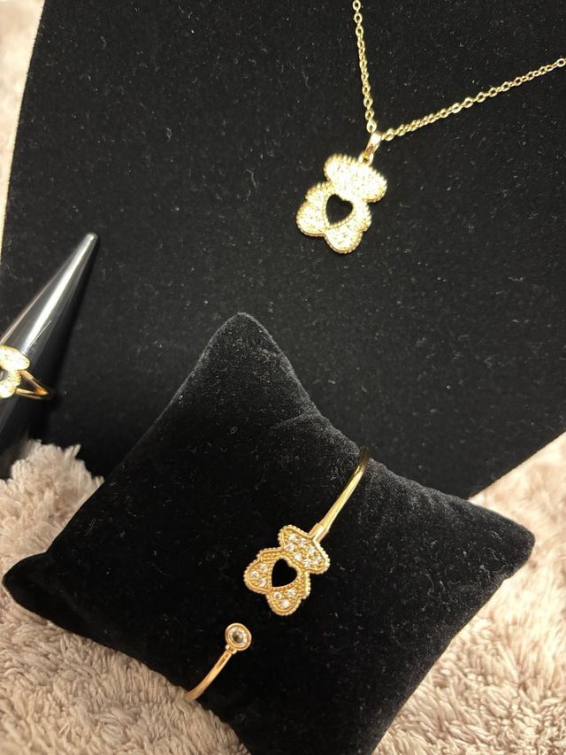 Conjunto Tous en acero inoxidable