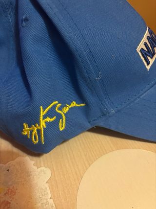 Cappello Ayrton Senna Nacional Blu