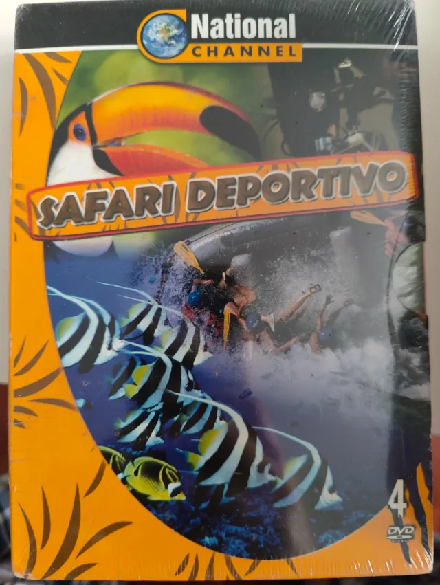 4 DVDs Safari Deportivo National Geographic