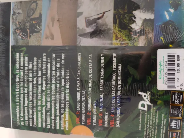 4 DVDs Safari Deportivo National Geographic